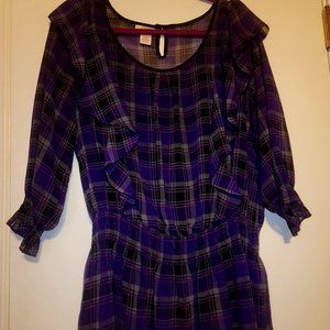 Candie's Sheer Tunic with Ruffles and Cami